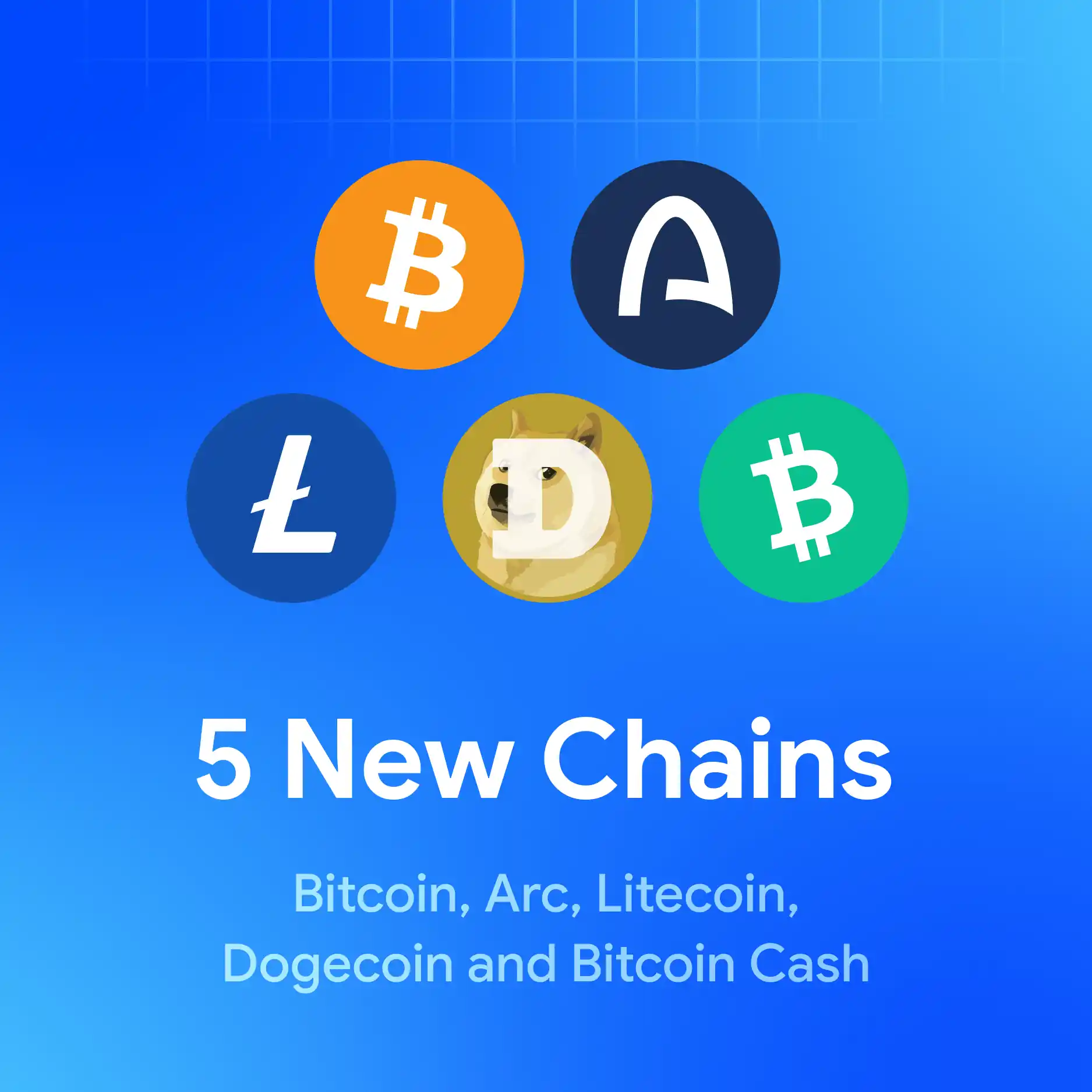 Bitcoin, Arc, Litecoin, Dogecoin & Bitcoin Cash Now in My Wallet